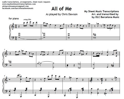 Download and print in pdf or midi free sheet music for all of me by seymour simons arranged by ijuclouds for piano (solo). All of me - Jazz Standard piano sheet music (.pdf) • My Sheet Music Transcriptions