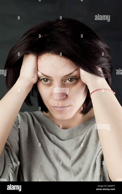 Sad Abused Woman Stock Photo Alamy