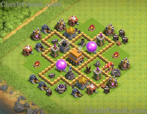 Town Hall 5 Base Best Th5 Layout Clash Of Clans 2019