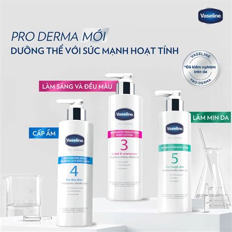 Sữa Dưỡng Thể Vaseline Mịn Da Pro Derma Aha Smoothing Body Lotion 250ml Shopee Việt Nam