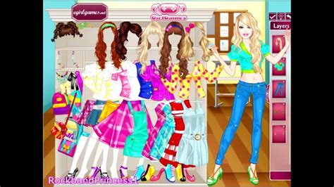 Barbie School Girl Dress Up Game Girls Games Youtube