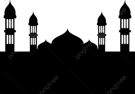 Gambar Masjid Islam Dengan Menara Islam Masjid Muslim Png Dan Vektor