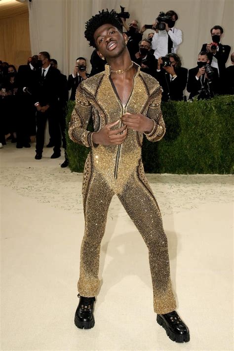Lil Nas X Strips Down His Outfit To 3 Sexy Statement Making Looks At 2021 Met Gala