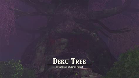 Legend Of Zelda Tears Of The Kingdom Cómo Curar El Gran árbol Deku