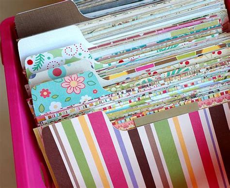 How To Store Your Scrap Papers Brilliant Save Your Paper By Color