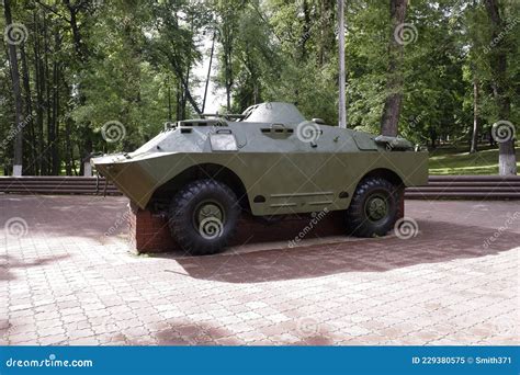 Soviet Amphibious Armoured Scout Car Brdm 2 In The Central Park Of
