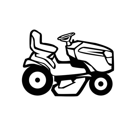Lawn Mower SVG SVG Cut File Car Decal SVG Instant Etsy