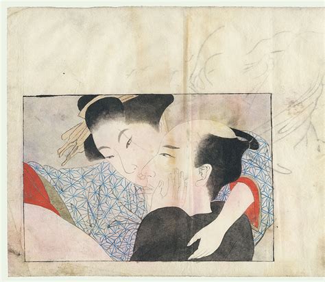 Fuji Arts Japanese Prints Preparatory Shunga Painting Book