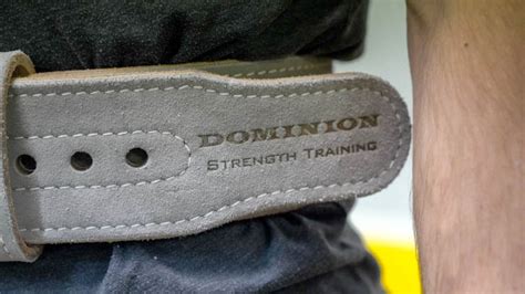 Dominion Strength Powerlifting Belt Review 2024 Garage Gym Reviews