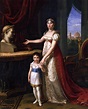 ca. 1810 Elisa with her daughter by Pietro Benvenuti (Château de ...