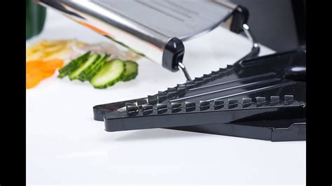 V Blade Stainless Steel Mandolin Slicer By Chef Grids Youtube