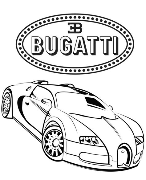 Dibujo De Bugatti Veyron De 2005 Para Colorear Dibujos Para Colorear