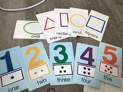 Numbers And Shapes Discovery Cards Hobbies And Toys Books And Magazines