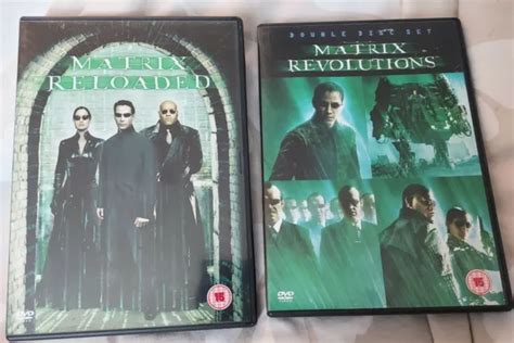 The Matrix Reloaded And The Matrix Revolutions Dvd Double Disc Sets Eur