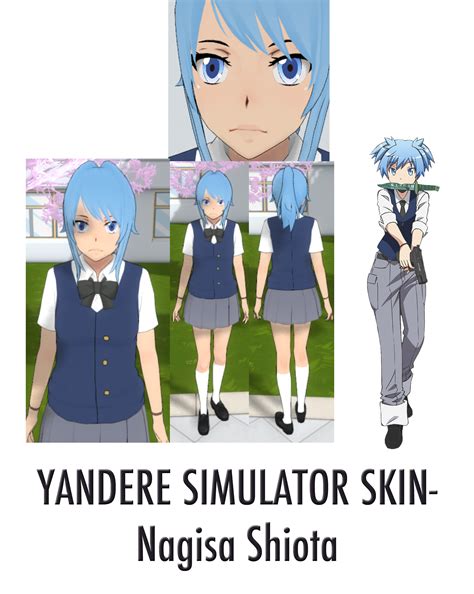 Yandere Simulator Nagisa Shiota Skin By Imaginaryalchemist On Deviantart