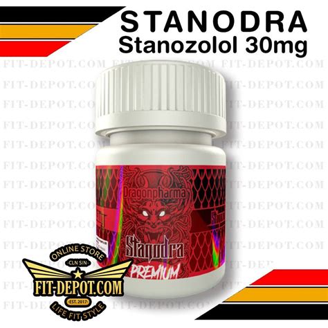 Stanodra Winstrol Stanozolol 30mg 100 Tabletas Dragon Pharma