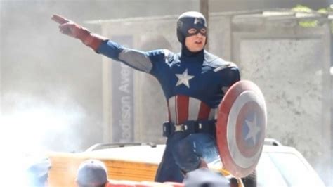 Revealing Set Photos Show Captain America Taking Command In The