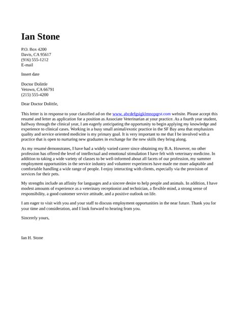 New Vet Tech Cover Letter Examples Png Gover