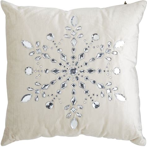 Fort christmas historical park fort christmas is located in christmas, florida just off state road 50, twenty miles east of orlando enroute to kennedy space center, merritt island national wildlife refuge, and canaveral national seashore in titusville. Velvet Rhinestone Snowflake Pillow | Snowflake pillow ...