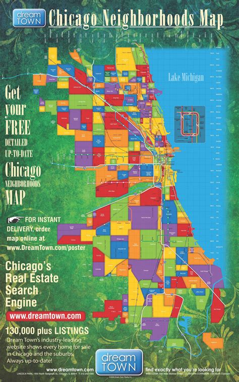 Chicago Ward Boundaries Map