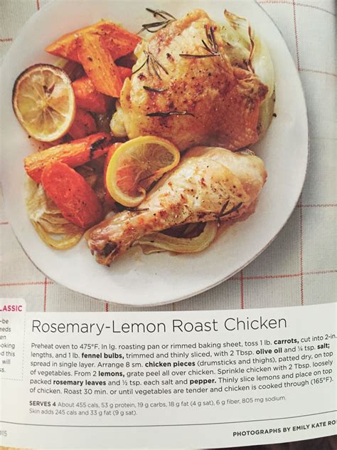 This recipe calls for more lemon juice than the recipes your grandma may have used, giving the filling a tender texture and a very lemony taste. Rosemary Lemon Roast Chicken (BHG) | Lemon roasted chicken, Chicken recipes, Winter comfort food