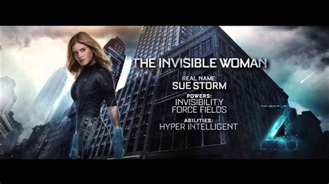 Fantastic Four The Invisible Woman Power Piece Hd August 2015 Youtube