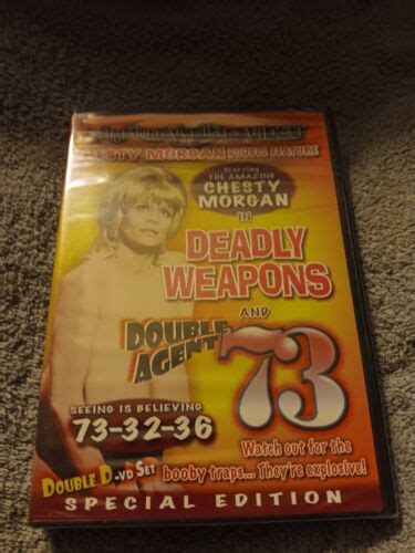 Deadly Weapons 1974 Double Agent 73 Special Edition Dvd Chesty Morgan