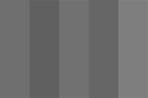 5 Shades Of Gray Color Palette