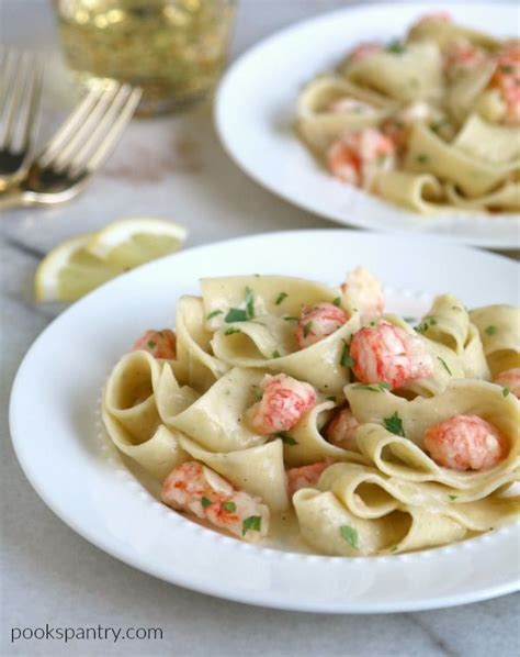 Langostino Pasta For Two Recipe How To Cook Pasta White Wine