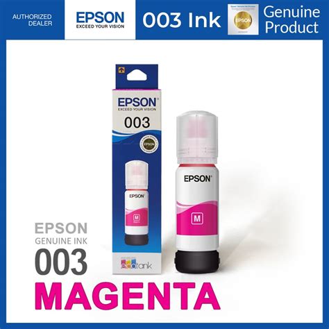 Epson 003 Magenta Ink Brand New Original For L1110 L3110 L3116 L3150