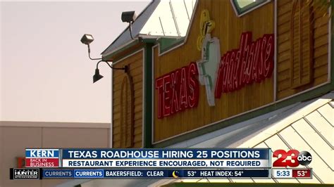 Kern Back In Business 25 Restaurant Positions Available At Texas