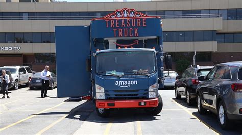 Amazon's Treasure Truck sells deals out of the back of a truck
