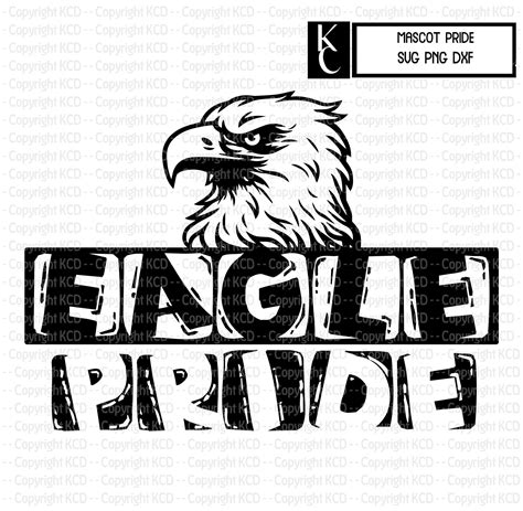 Eagle Pride Svg Dxf Png T Shirt Design Mascot Pride Shirt Graphic