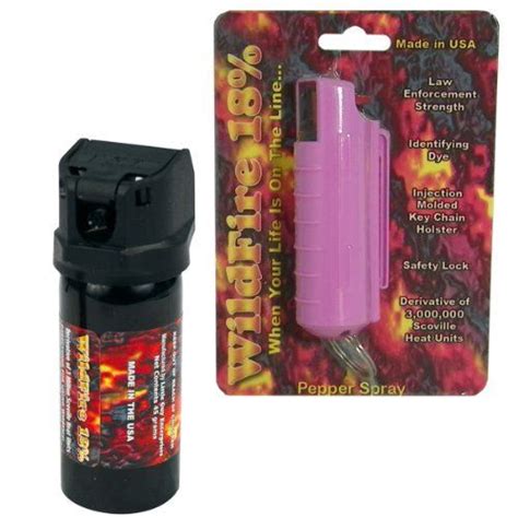 Wildfire Pepper Spray And Pepper Spray Gel Bundle Lot Of 2 Pieces