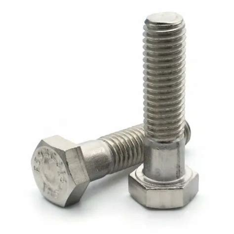 Stainless Steel Hex Head Bolt Grade Ss 304 Size 38 16 X 1 12 Inch