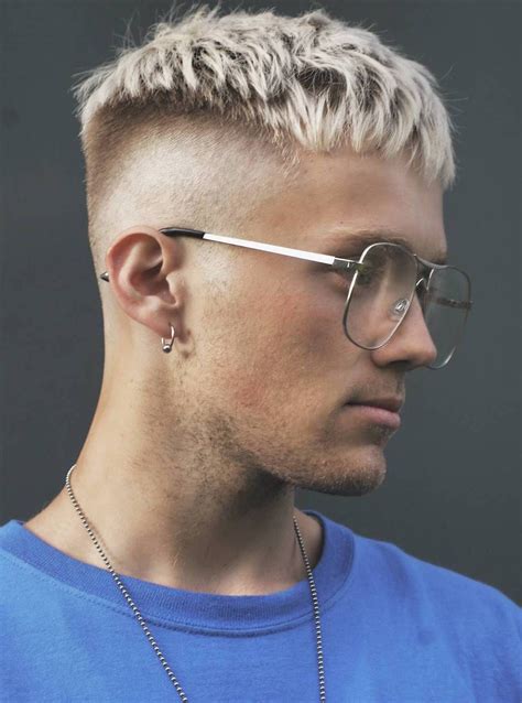 White Dye With Brown Undertone Mens Hairstyles Blonde Mens Haircuts