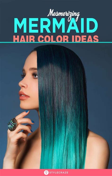 25 Mesmerizing Mermaid Hair Color Ideas Mermaid Hair Color Mermaid
