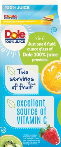 Dole Pineapple Orange Banana Juice 59 Fl Oz Food 4 Less