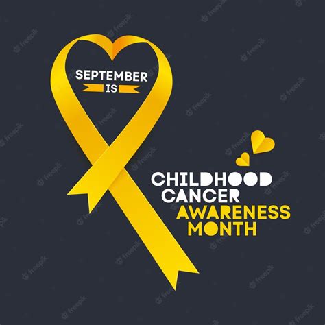 Premium Vector International Childhood Cancer Awareness Month Vector