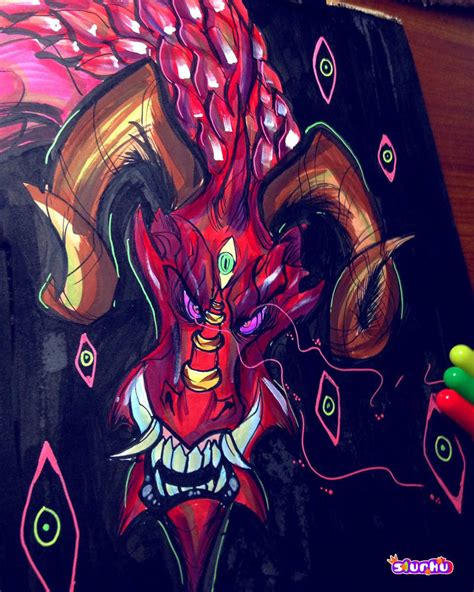 Oni Dragon By Slurku On Deviantart