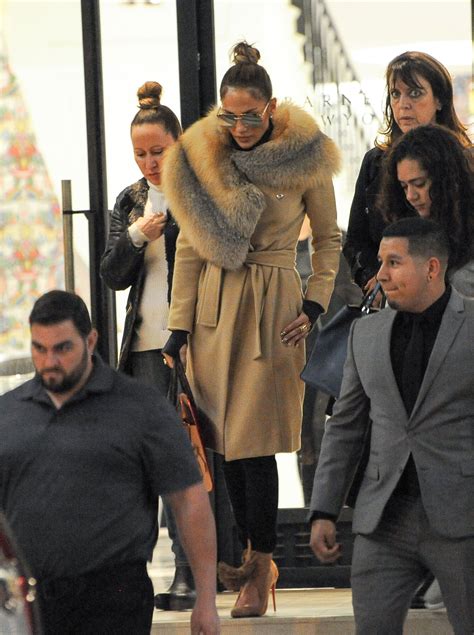 Jennifer Lopez In The Fur Trim Winter Coat Vogue