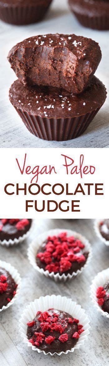 This Paleo And Vegan Chocolate Fudge Is Slightly Chewy Caramel Like