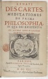 René Descartes' Meditationes de prima philosophia (1641)