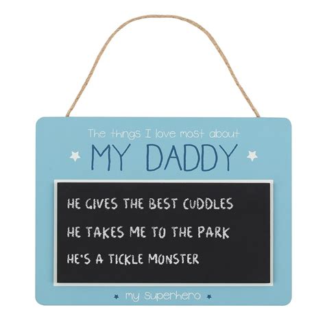 My Daddy Chalkboard Sign Heatheringtons Home And Ts