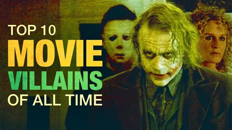Top Movie Villains Of All Time A Cinefix Movie List Youtube