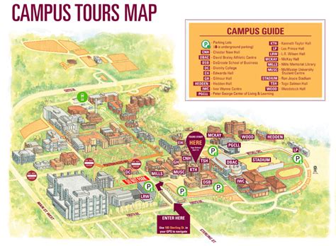 Mcmaster University Campus Map