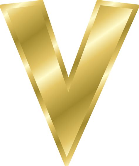 Gold Alphabet Letters Clip Art Transparent Vrogue Co