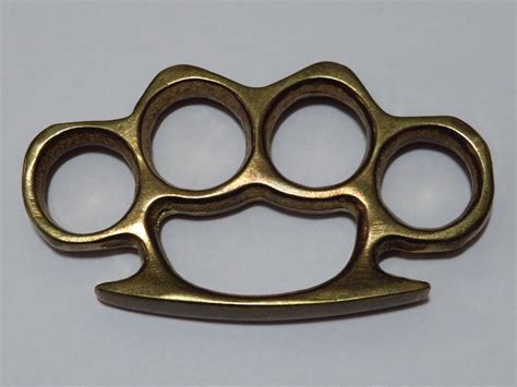 Vintage Real Brass Knuckles Solid Brass Knuckledusters For Sale At