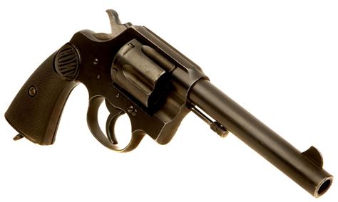 Deactivated Wwi Colt New Service Revolver Chambered In