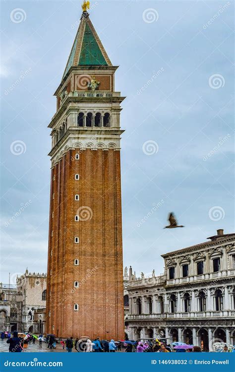 Saint Marks Campanile The Bell Tower Of St Marks Basilica Church In